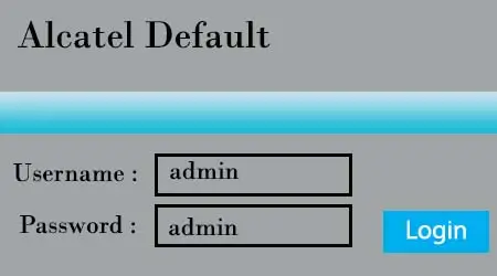 Alcatel login