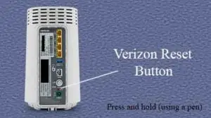 Verizon reset button